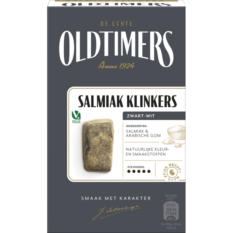 Een afbeelding van Oldtimers Salmiak klinkers