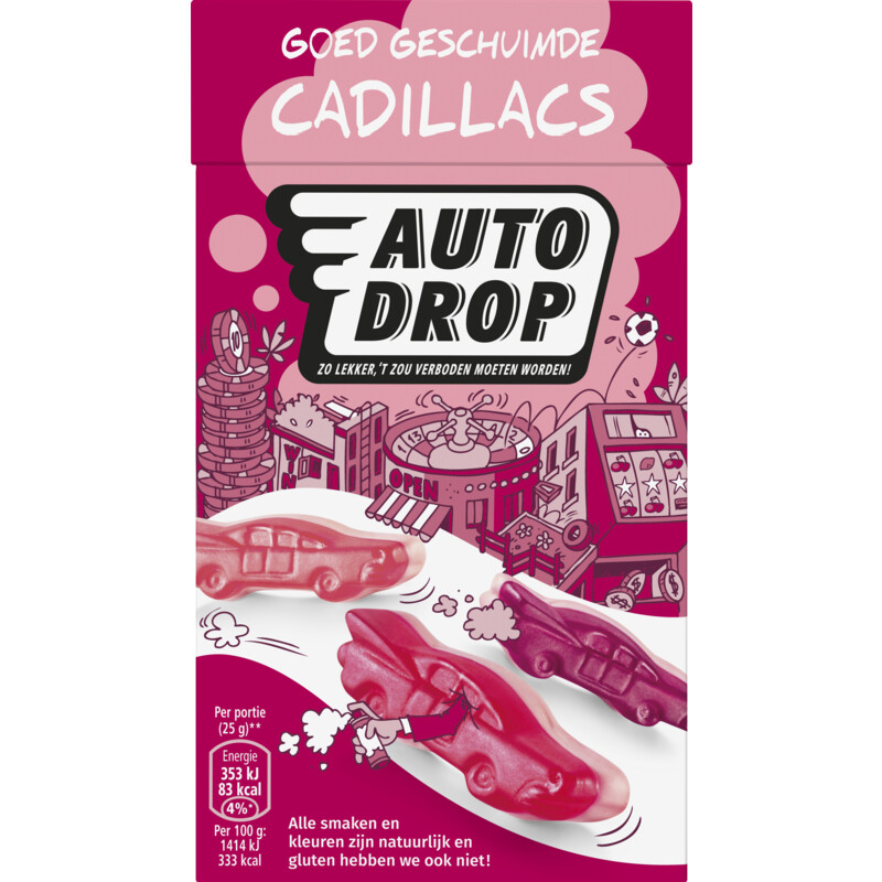 Een afbeelding van Autodrop Goed geschuimde cadillacs