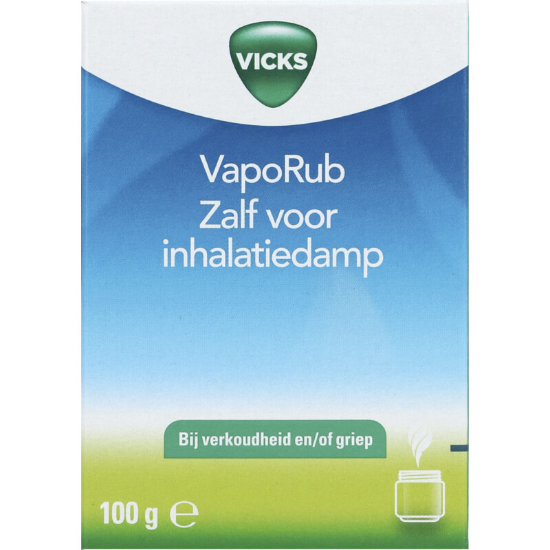 Een afbeelding van Vicks VapoRub zalf voor inhalatiedamp