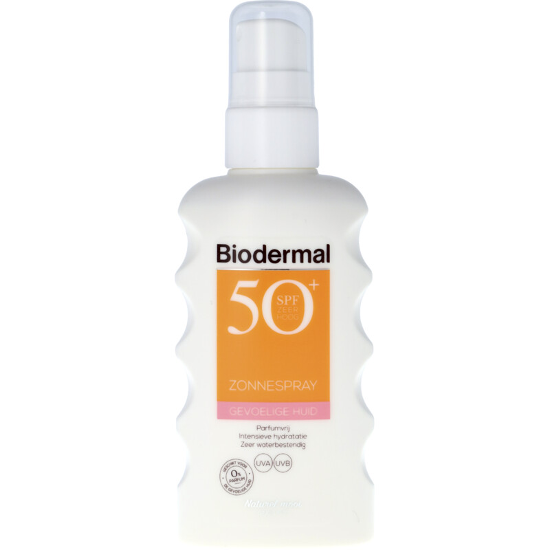 Een afbeelding van Biodermal Gevoelige huid zonnespray spf50