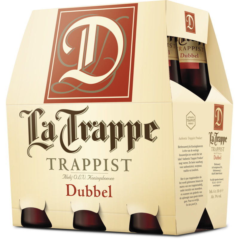 Een afbeelding van La Trappe Trappist dubbel 6-pack