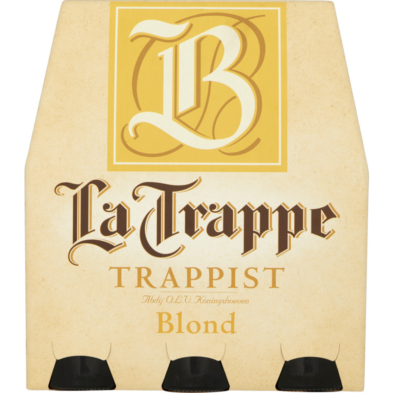 Een afbeelding van La Trappe Trappist blond 6-pack