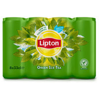 Een afbeelding van Lipton green ice tea 8bl
