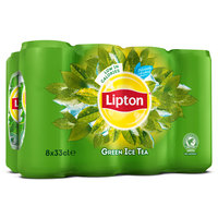 Een afbeelding van Lipton green ice tea 8bl