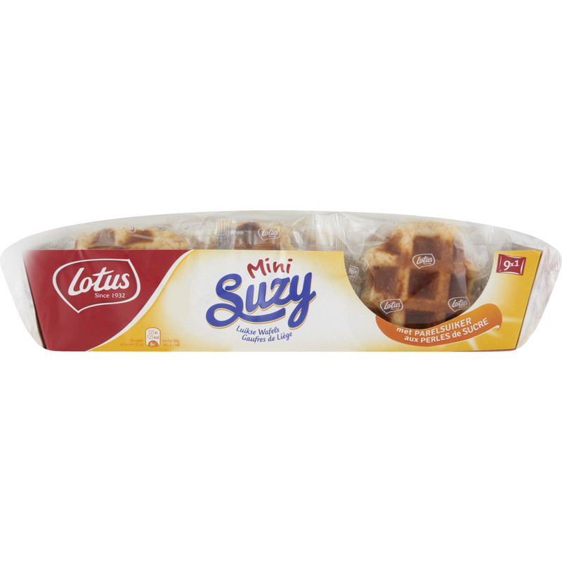 Een afbeelding van Lotus Mini suzy wafel naturel bel