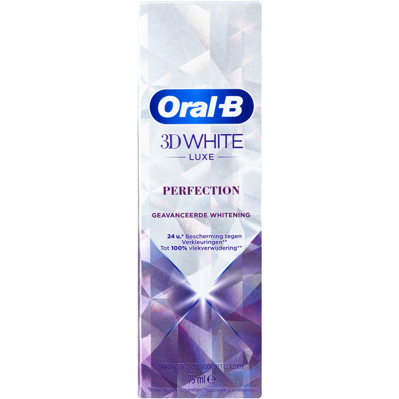 Te voet Magistraat Voorschrift Oral-B 3D White luxe perfection tandpasta bestellen | Albert Heijn