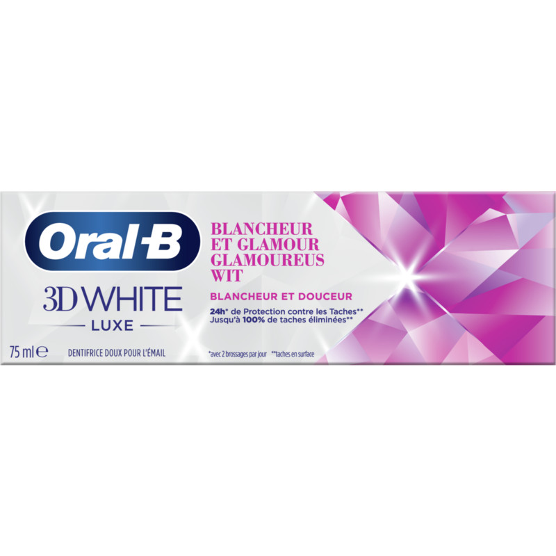 Een afbeelding van Oral-B 3D White luxe wit tandpasta