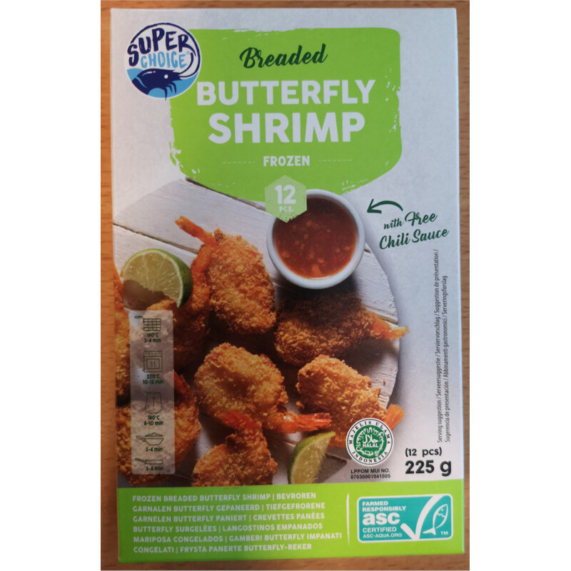 Een afbeelding van Super Choice Butterfly shrimp