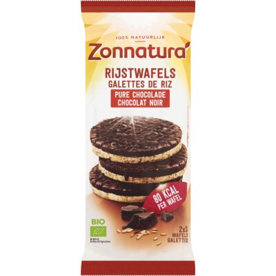 pdp-image-Zonnatura Rijstwafels pure chocolade