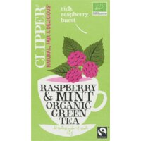 Een afbeelding van Clipper Raspberry & mint organic green tea