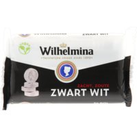 Een afbeelding van Wilhelmina Zwart wit vegan