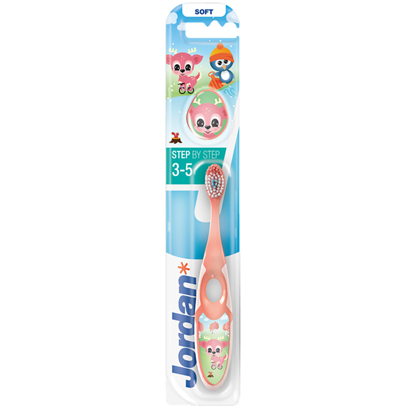 Een afbeelding van Jordan Step by step tandenborstel 3-5 jaar soft