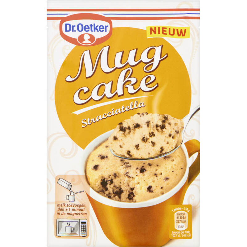 Een afbeelding van Dr. Oetker Mug cake stracciatella