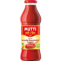 Een afbeelding van Mutti Passata gezeefde fluweelzachte tomaten