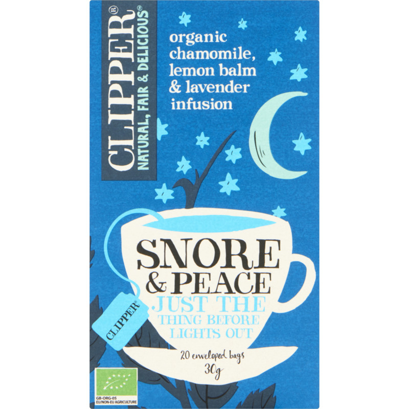 Een afbeelding van Clipper Organic snore & peace tea
