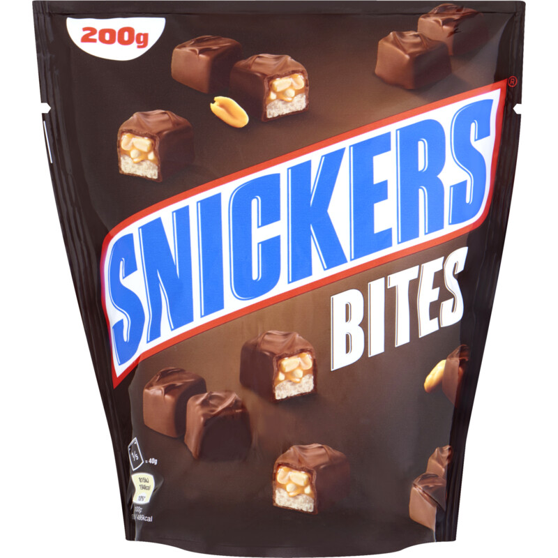 Een afbeelding van Snickers Bites pouch