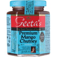 Een afbeelding van Geeta's Premium mango chutney