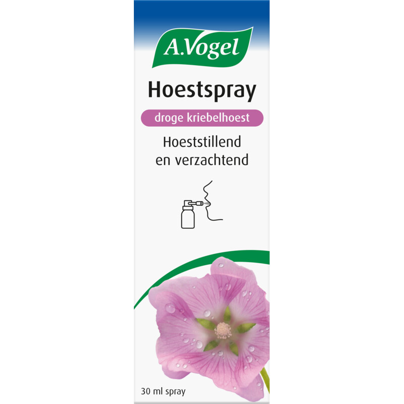Een afbeelding van A.Vogel Hoestspray droge kriebelhoest