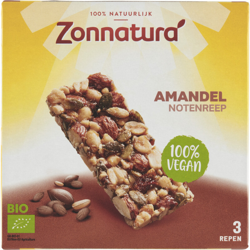 Een afbeelding van Zonnatura Amandel notenreep