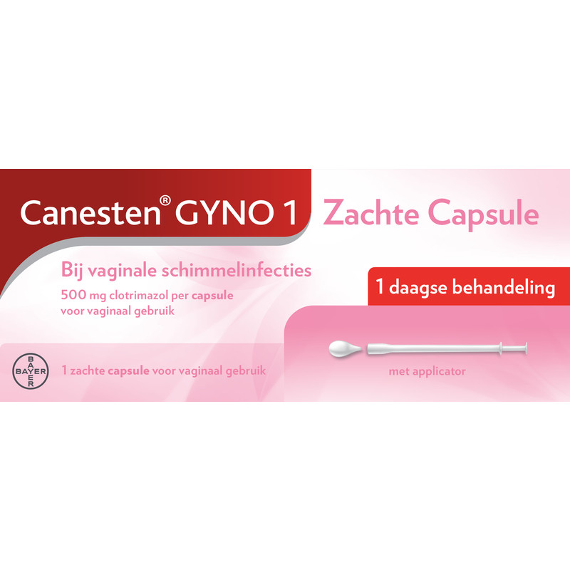 Een afbeelding van Canesten Gyno 1 zachte capsule
