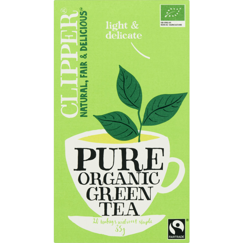 schraper huilen Vul in Clipper Organic pure green tea bestellen | Albert Heijn