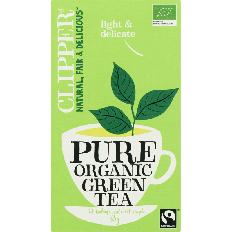 schraper huilen Vul in Clipper Organic pure green tea bestellen | Albert Heijn