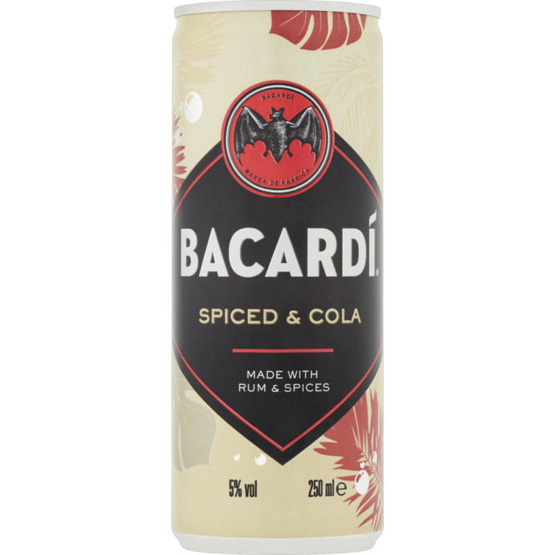 Een afbeelding van Bacardi Spiced&cola