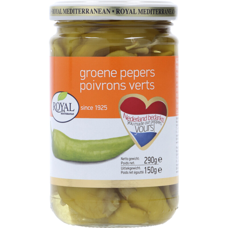 Een afbeelding van Royal Groene pepers