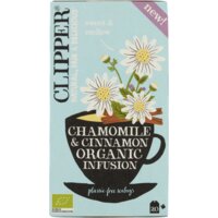 Een afbeelding van Clipper Chamomille cinnamon organic infusion
