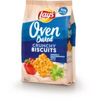 Een afbeelding van Lay's Oven baked crunchy biscuits paprika