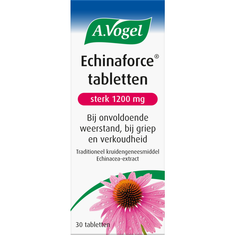 Een afbeelding van A.Vogel Echinaforce tabletten bij griep