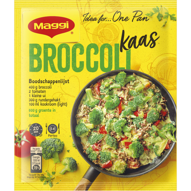 Een afbeelding van Maggi Dagschotel broccoli kaas kruidenmix