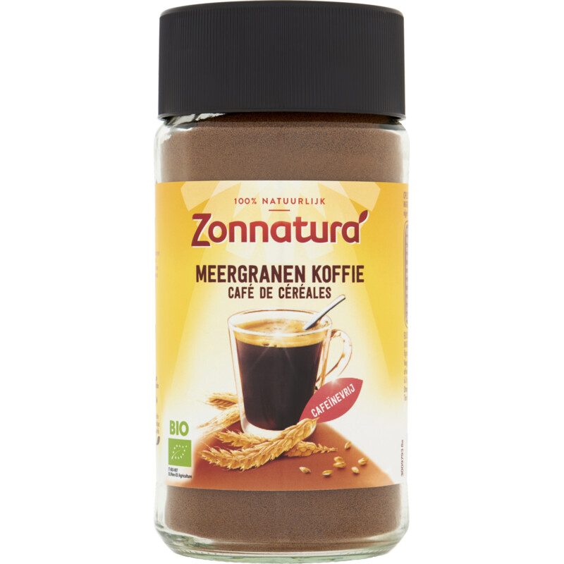Een afbeelding van Zonnatura Meergranen koffie cafeïnevrij