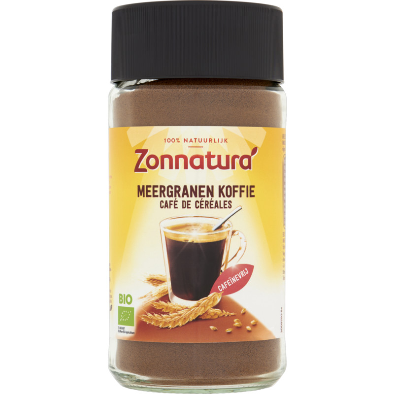 Een afbeelding van Zonnatura Meergranen koffie cafeïnevrij