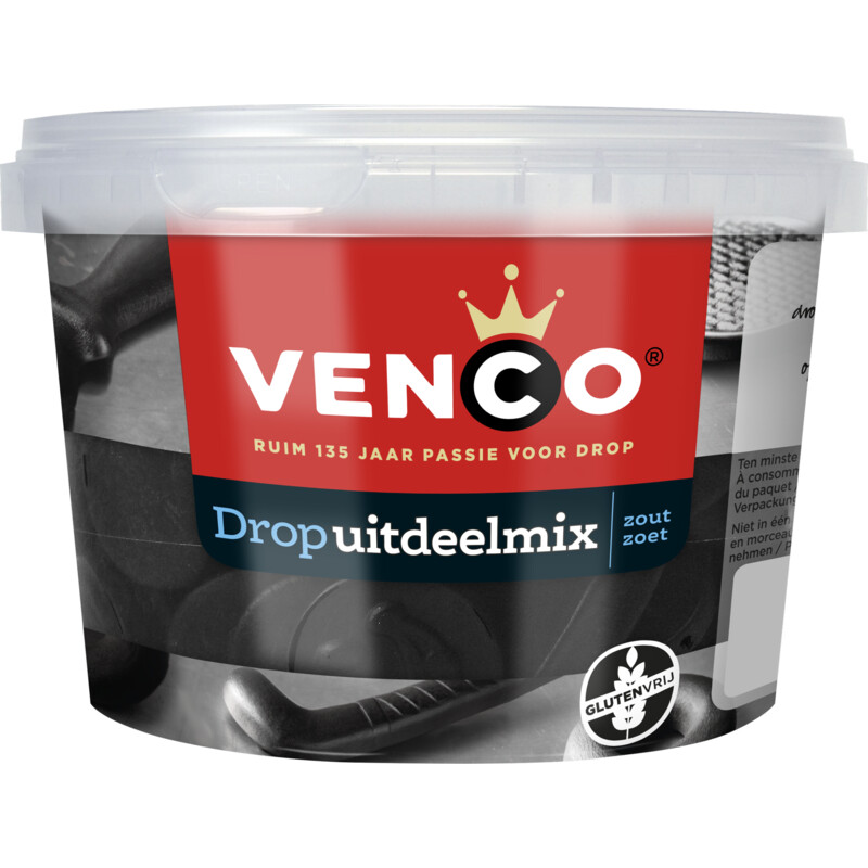 Een afbeelding van Venco Drop zout zoet uitdeelmix