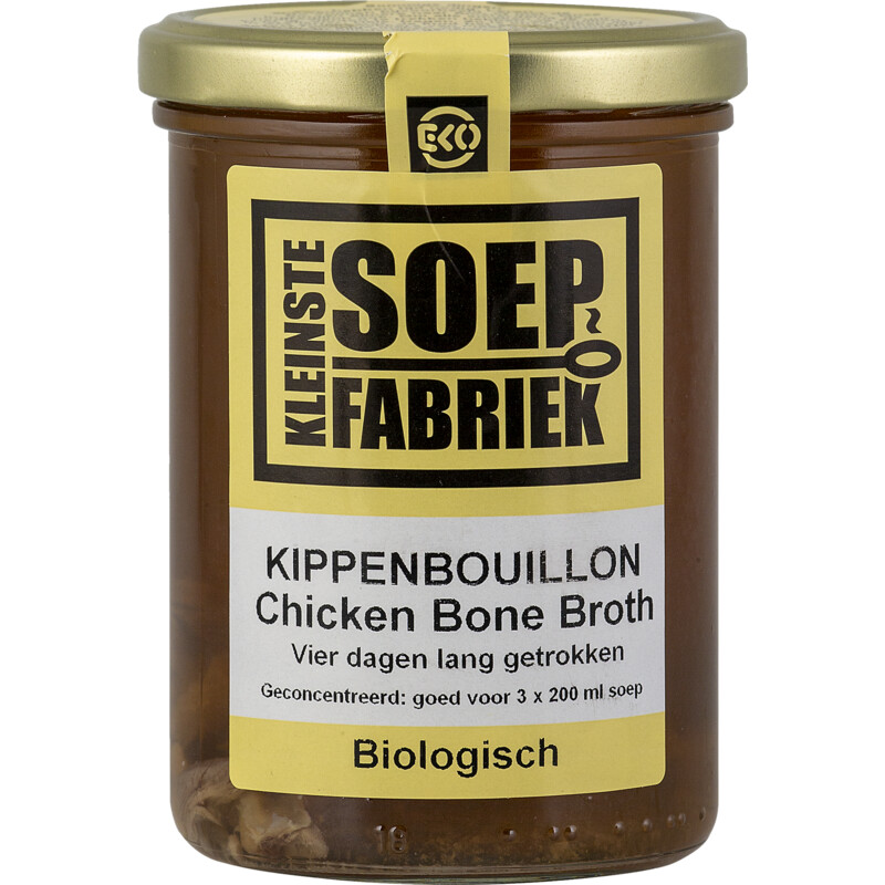 Een afbeelding van Kleinste Soepfabriek Kippenbouillon biologisch