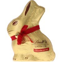 Een afbeelding van Lindt Gold bunny melkchocolade paashaas