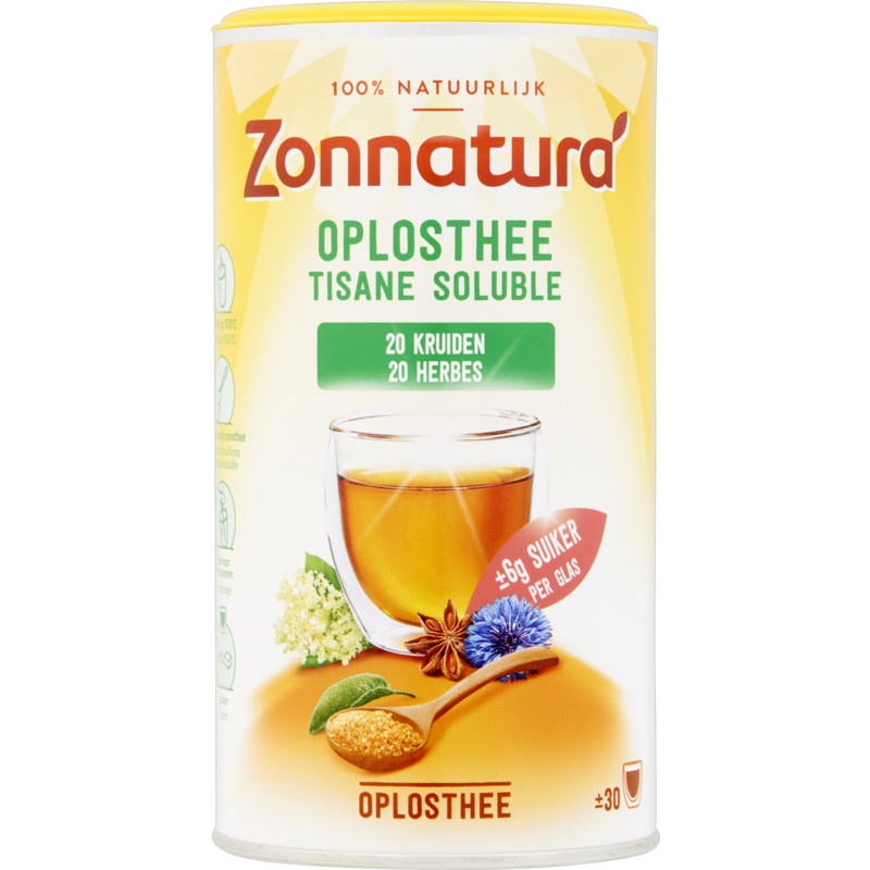 Een afbeelding van Zonnatura Oplosthee 20 kruiden