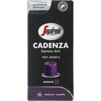 Een afbeelding van Segafredo Cadenza espresso dark capsules