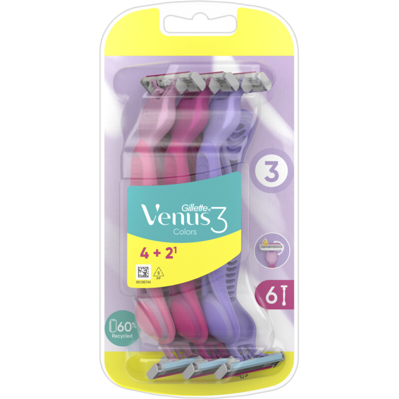 Een afbeelding van Gillette Venus3 wegwerpmes