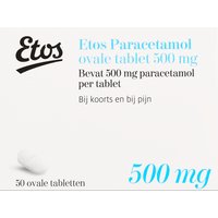 Een afbeelding van Etos Paracetamol tablet 500 mg