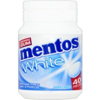 Een afbeelding van Mentos Gum Bottle white sweet mint