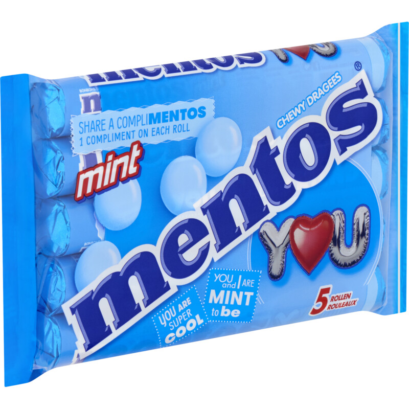 Een afbeelding van Mentos Mint 5-pack