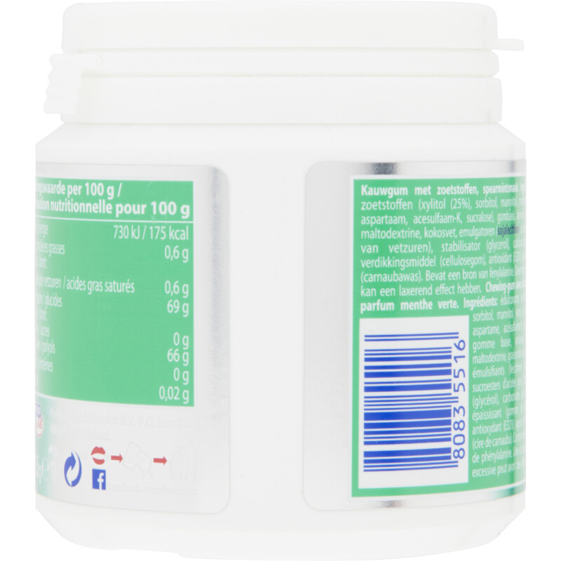 Een afbeelding van Mentos Gum White green mint
