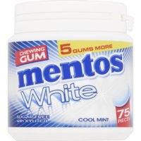 Een afbeelding van Mentos Gum White cool mint gum sugarfree