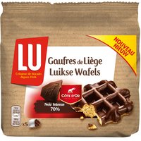 Een afbeelding van LU Luikse wafels met cote d'or chocolade
