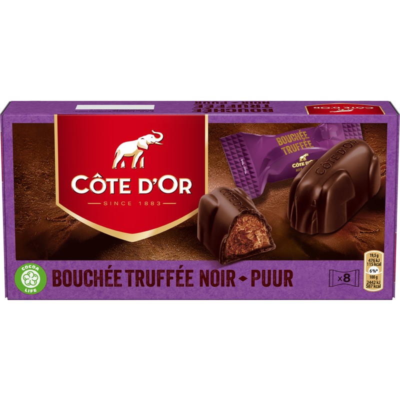 Een afbeelding van Côte d'Or Cote d'or bouchee truffee bel