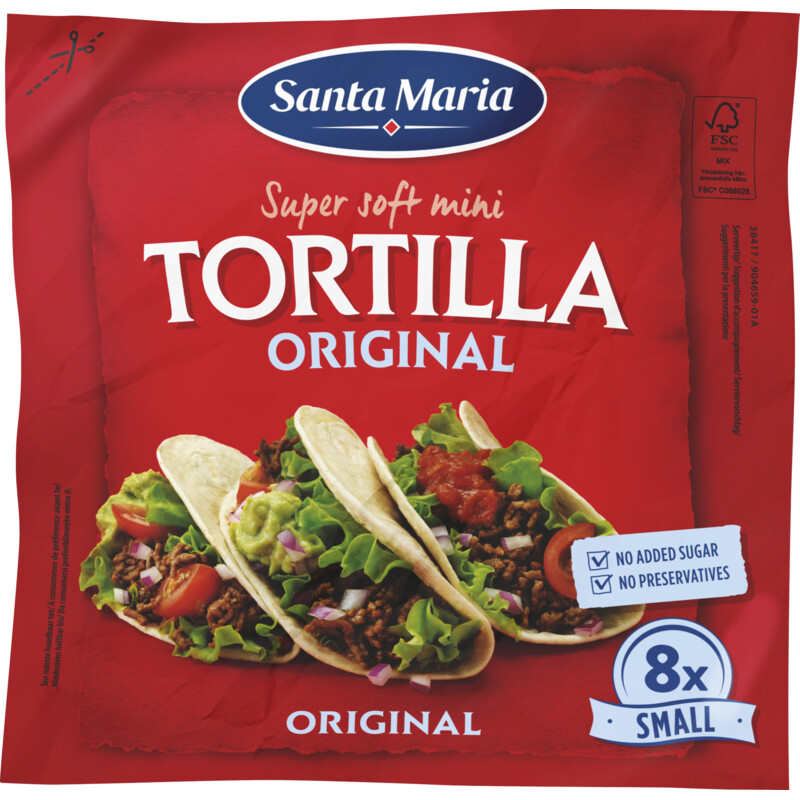 Santa Maria Tortilla wraps mini reserveren Albert Heijn