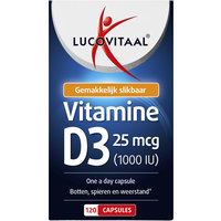 Een afbeelding van Lucovitaal Vitamine d3 25 mcg capsules