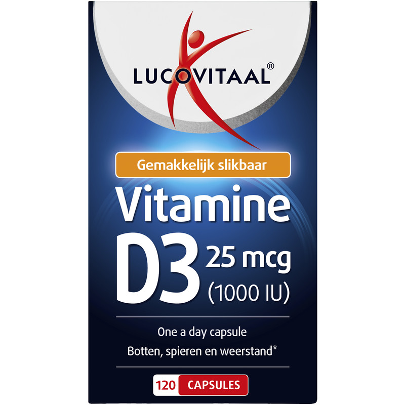 Een afbeelding van Lucovitaal Vitamine d3 25 mcg capsules